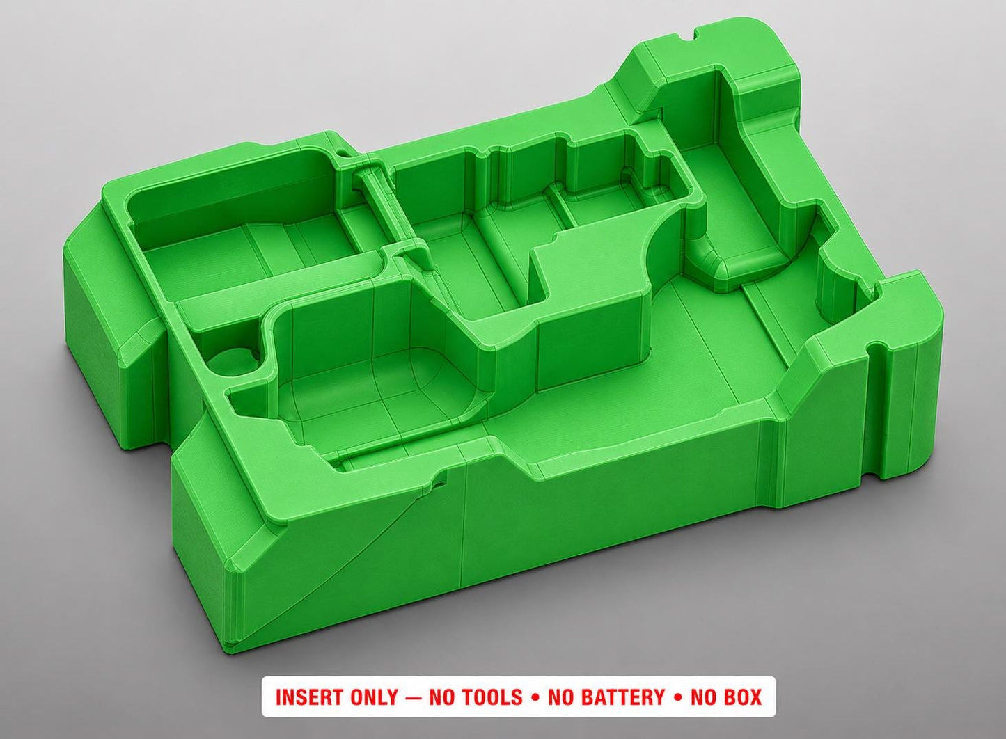 Milwaukee M12 Nibbler Packout Insert | 3D Printed Organizer Tray (Green)