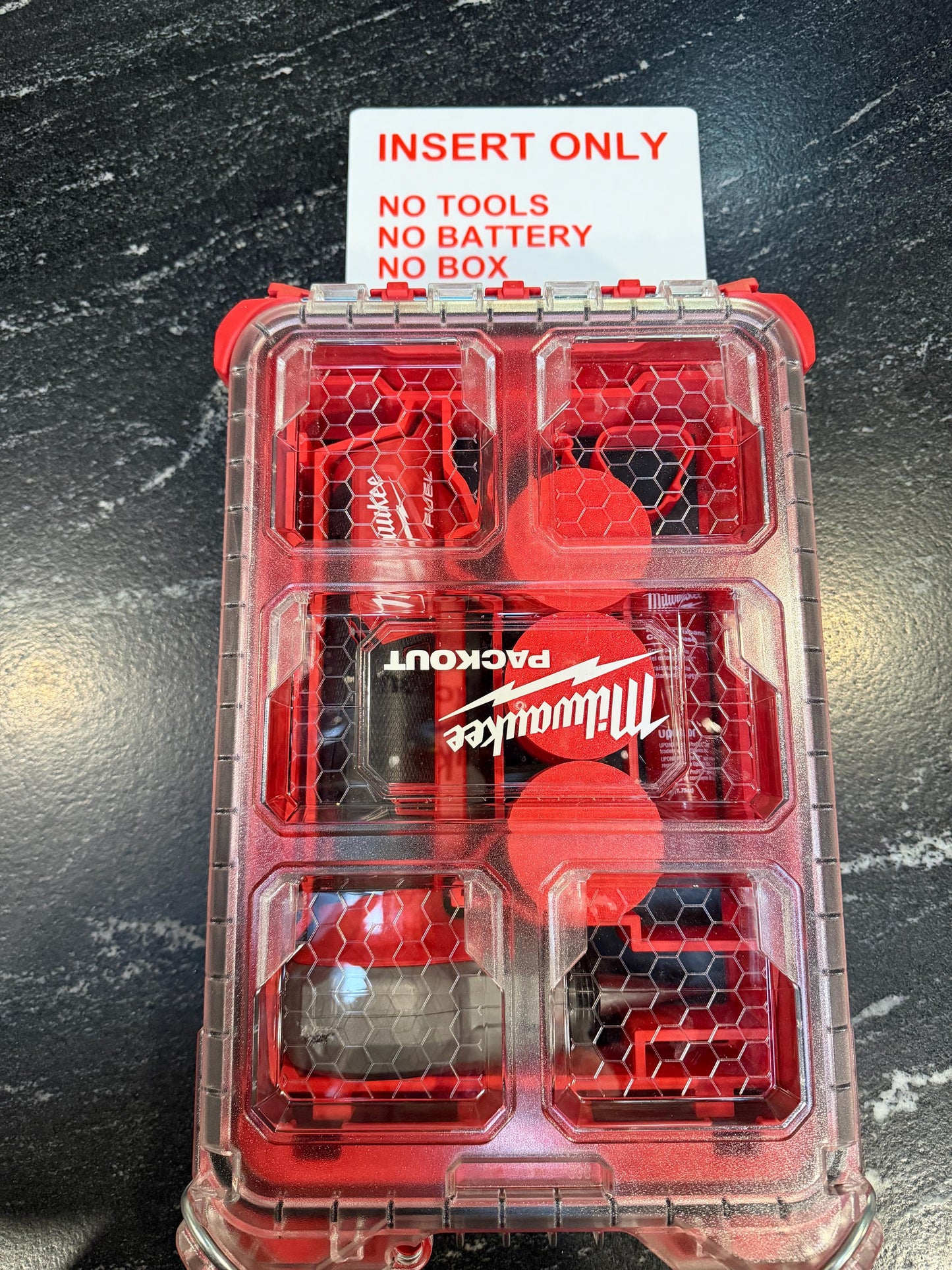 Milwaukee Compatible M12 ProPex Organizing Insert Tray YELLOW