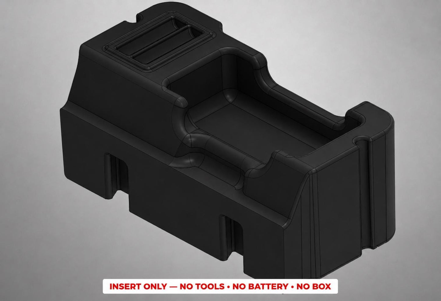 Milwaukee Packout Insert | Laser Line, Distance Meter, Battery Storage Organizer