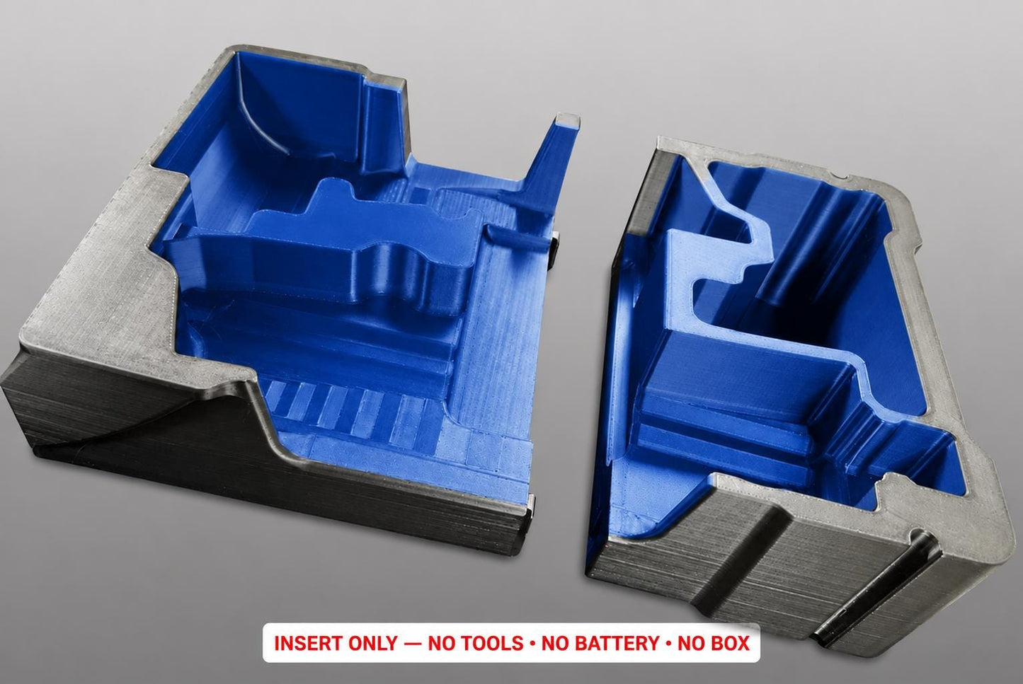 Milwaukee Packout Insert for Die Grinders | 3D Printed Tool Organizer (Blue)