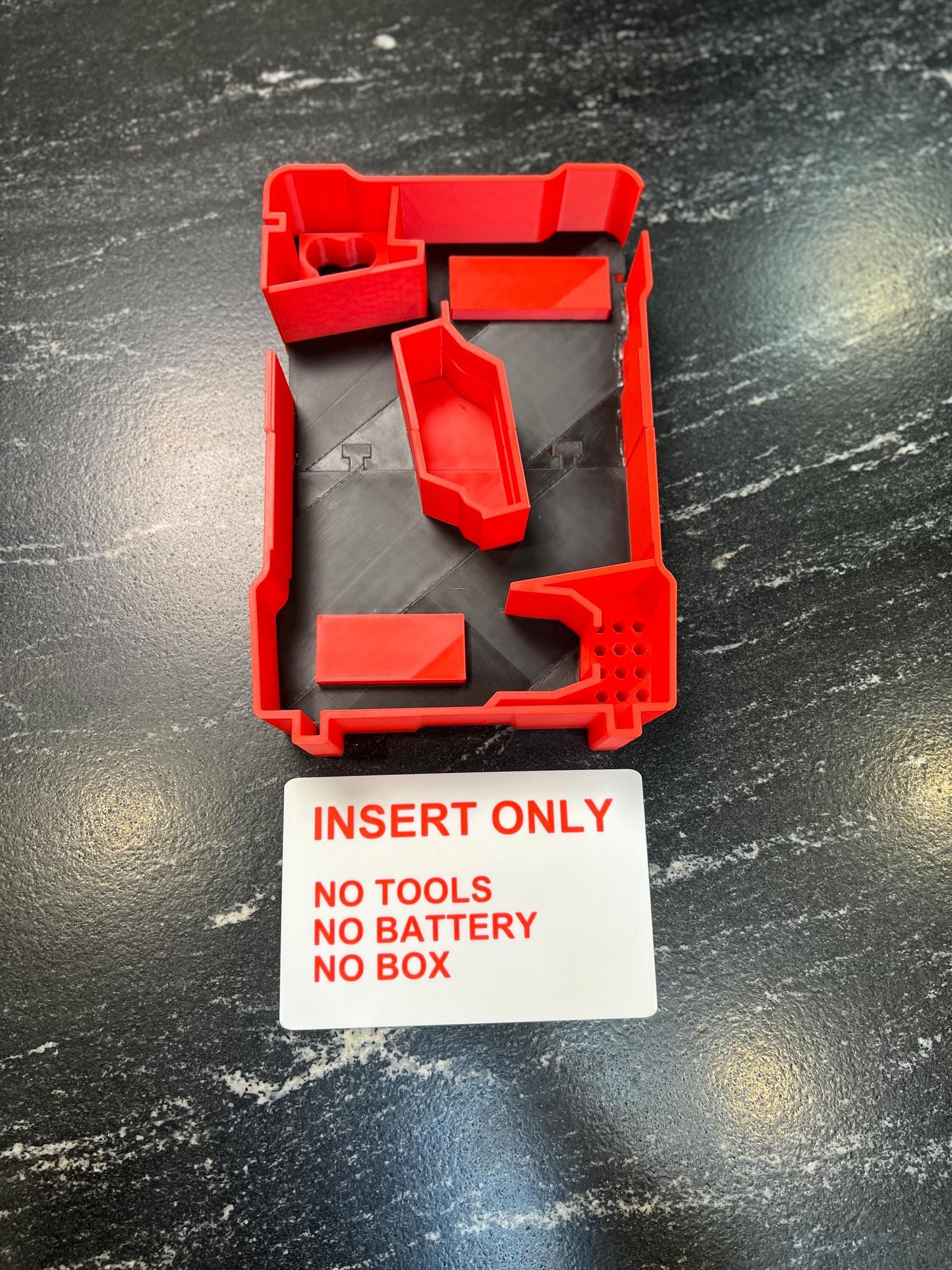 Milwaukee Compatible M12 Fuel Cordless Hammer Drill & Impact Driver Organizing Insert Tray