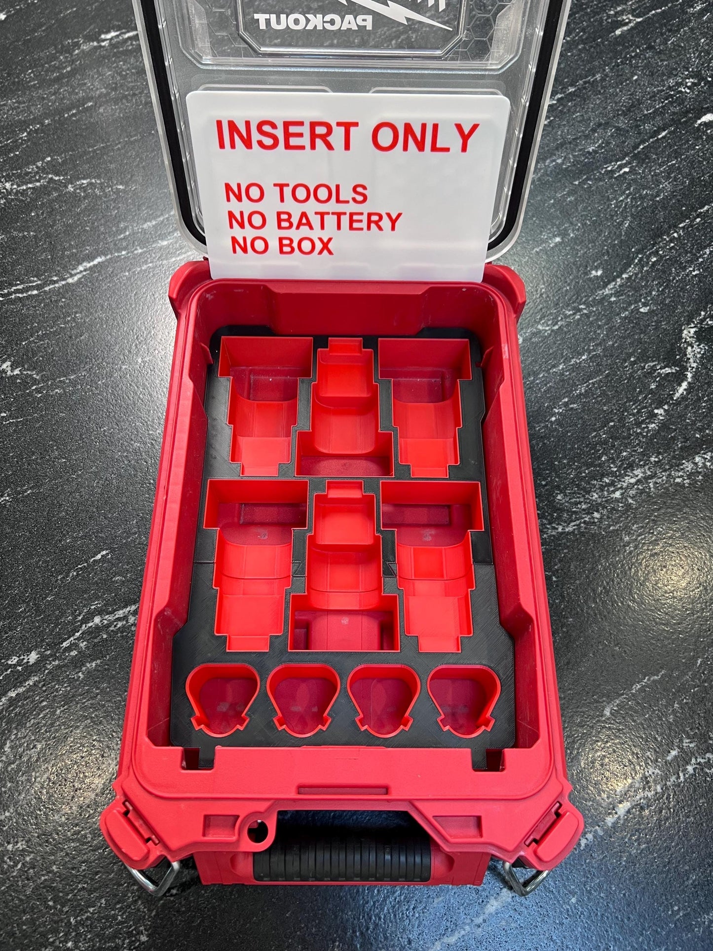 Milwaukee Compatible M12 Battery Organizing Insert Tray “New Version”