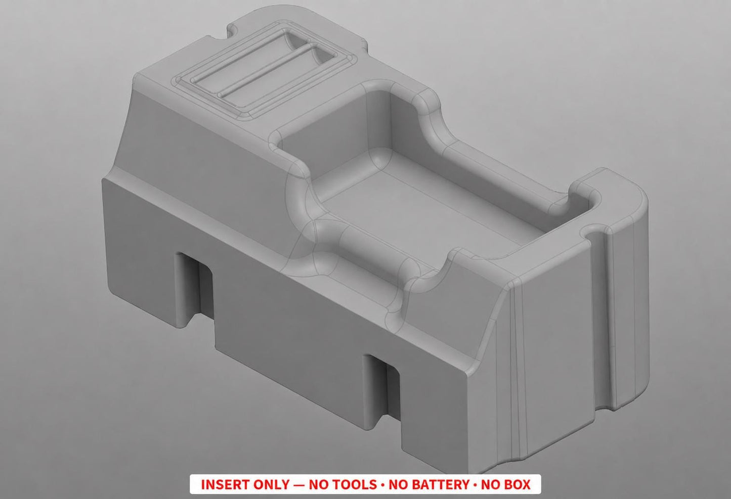 Milwaukee Packout Insert | Laser Meter, Line, Battery Storage Organizer