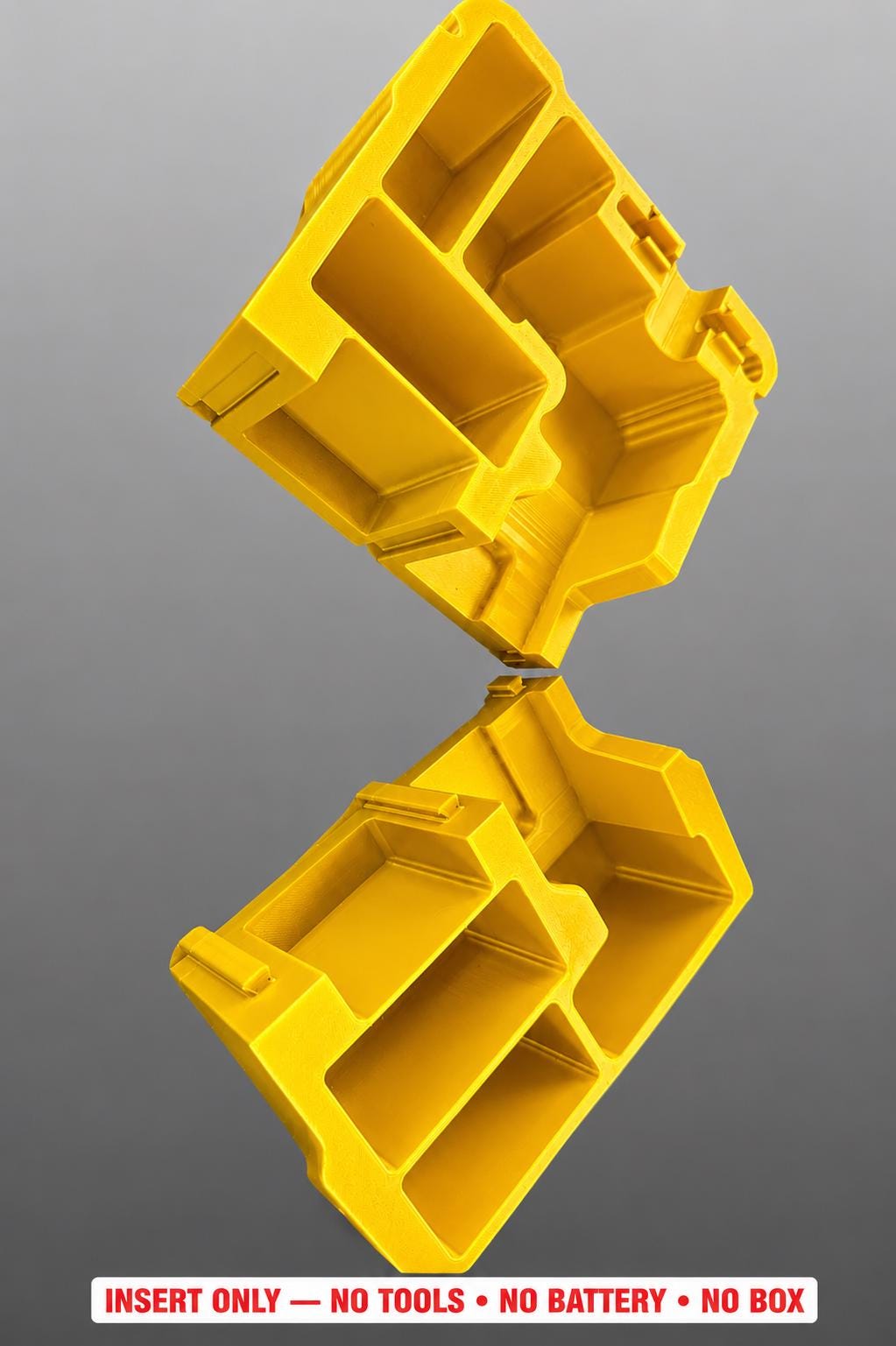 Milwaukee Packout Insert for M12 Sander | 3D Printed Organizer (Yellow)