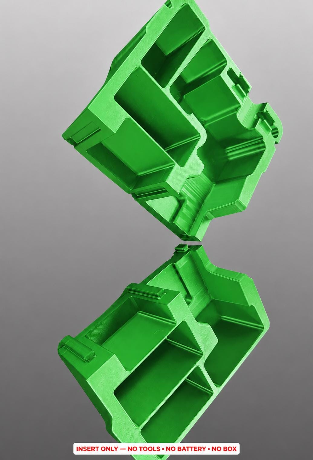 Milwaukee M12 Orbital Sander Packout Insert | 3D Printed Organizer (Green)