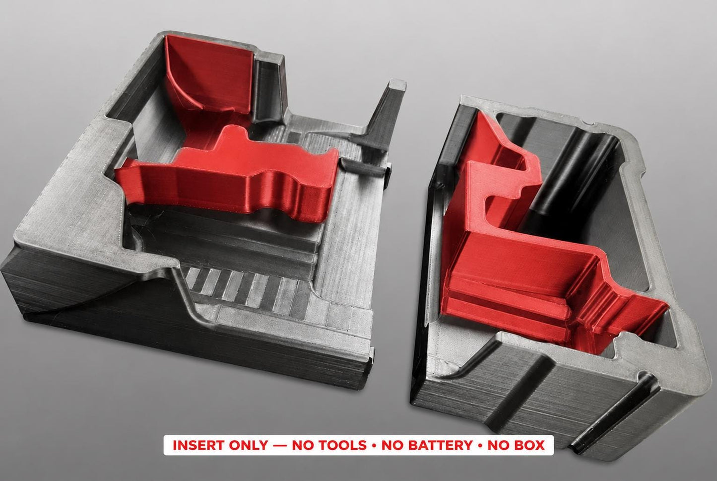 Milwaukee Packout Insert for Die Grinders | 3D Printed Organizer | RED