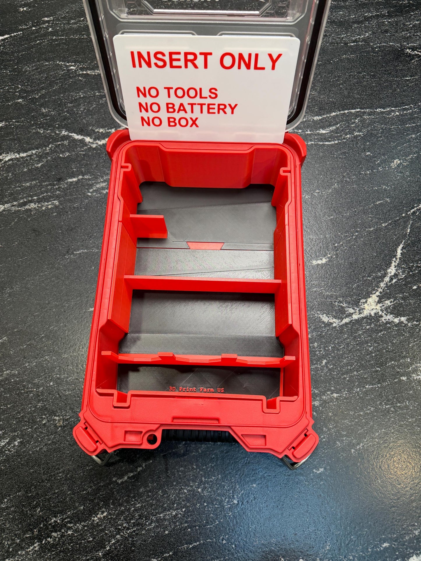 Milwaukee Compatible M12 & M18 Rapid Charger and M12 battery Packout Insert Tray
