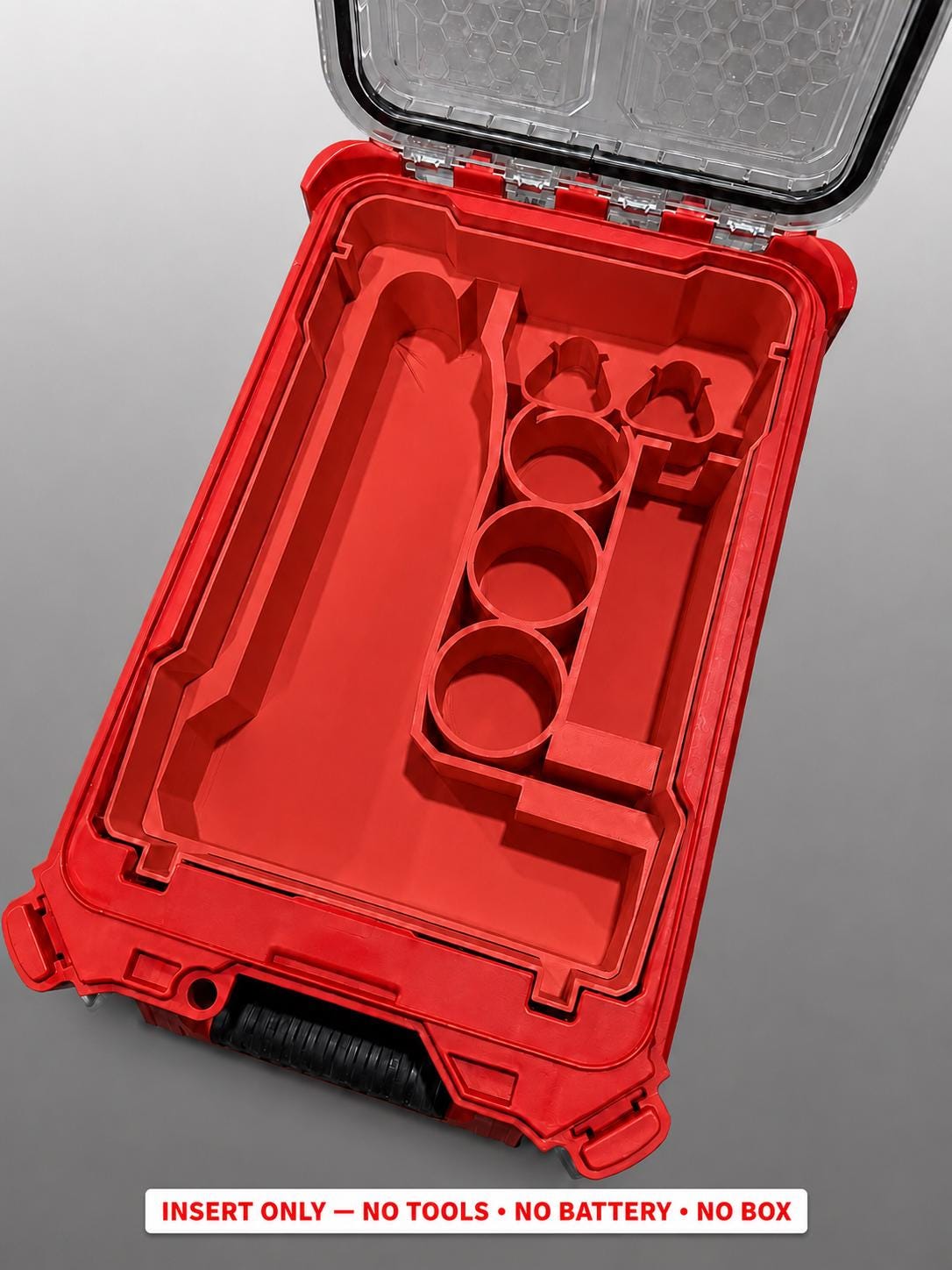 Milwaukee Compatible M12 ProPex Organizing Insert Tray RED