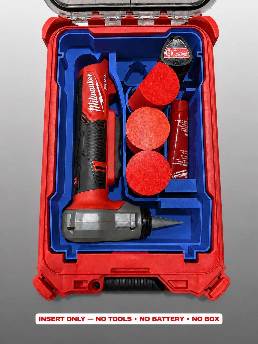 Milwaukee Compatible M12 ProPex Organizing Insert Tray BLUE