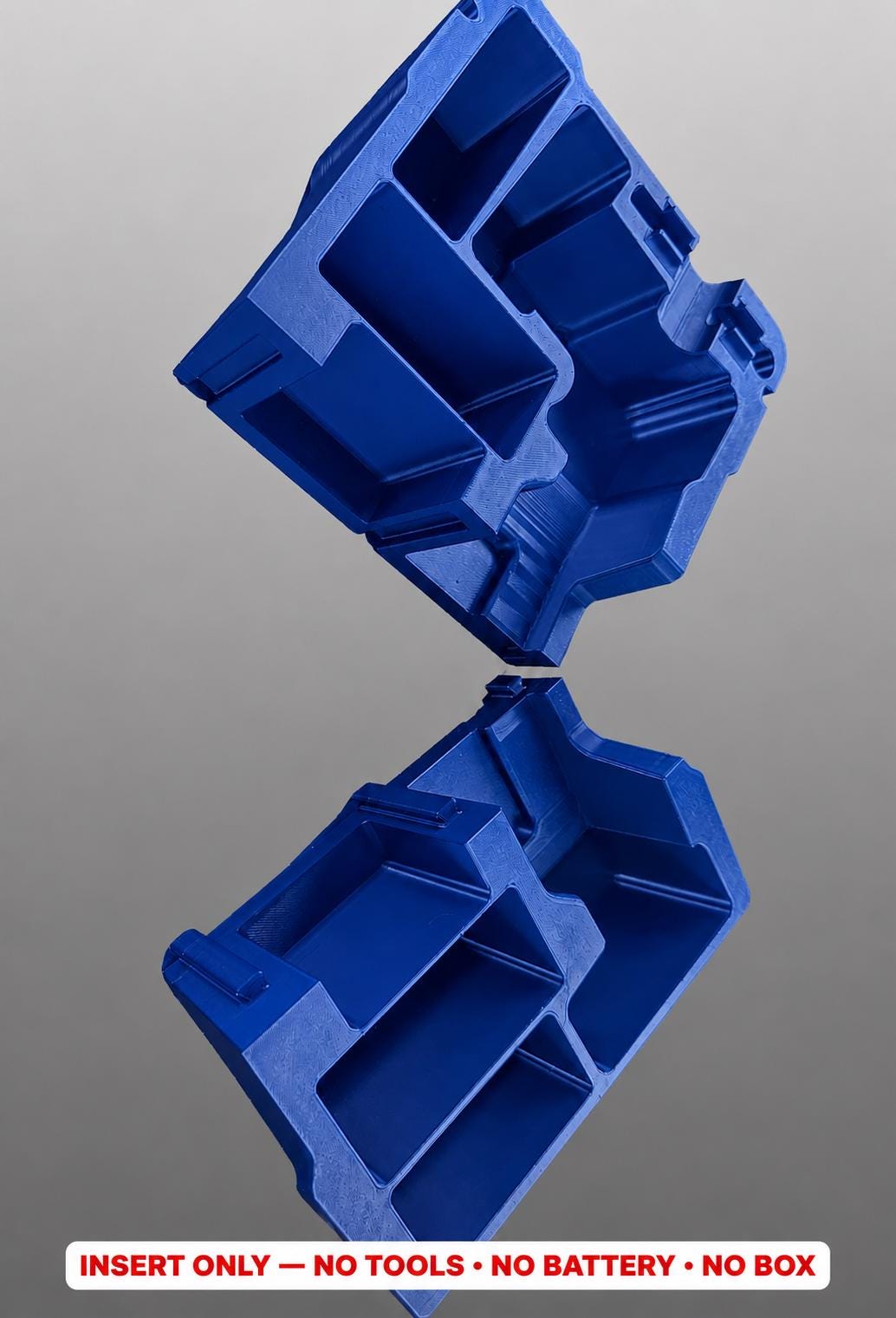 Milwaukee M12 Orbital Sander Insert | 3D Printed Packout Organizer (Blue)