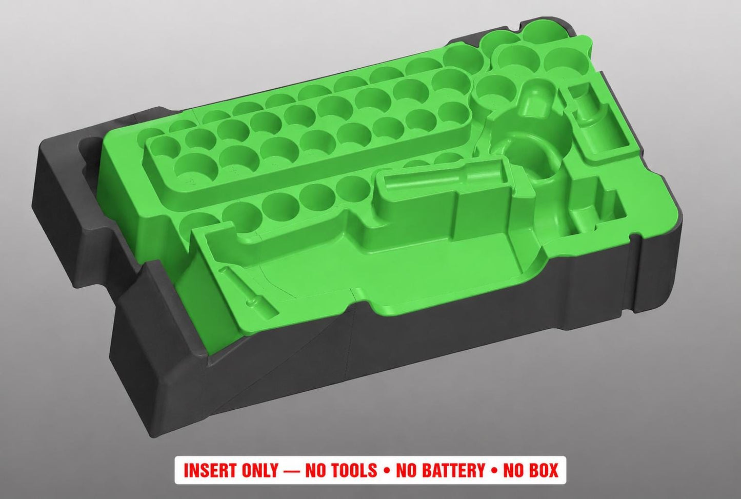 Milwaukee M12 Ratchet Socket Set Insert | 3D Printed Packout Organizer (Green)