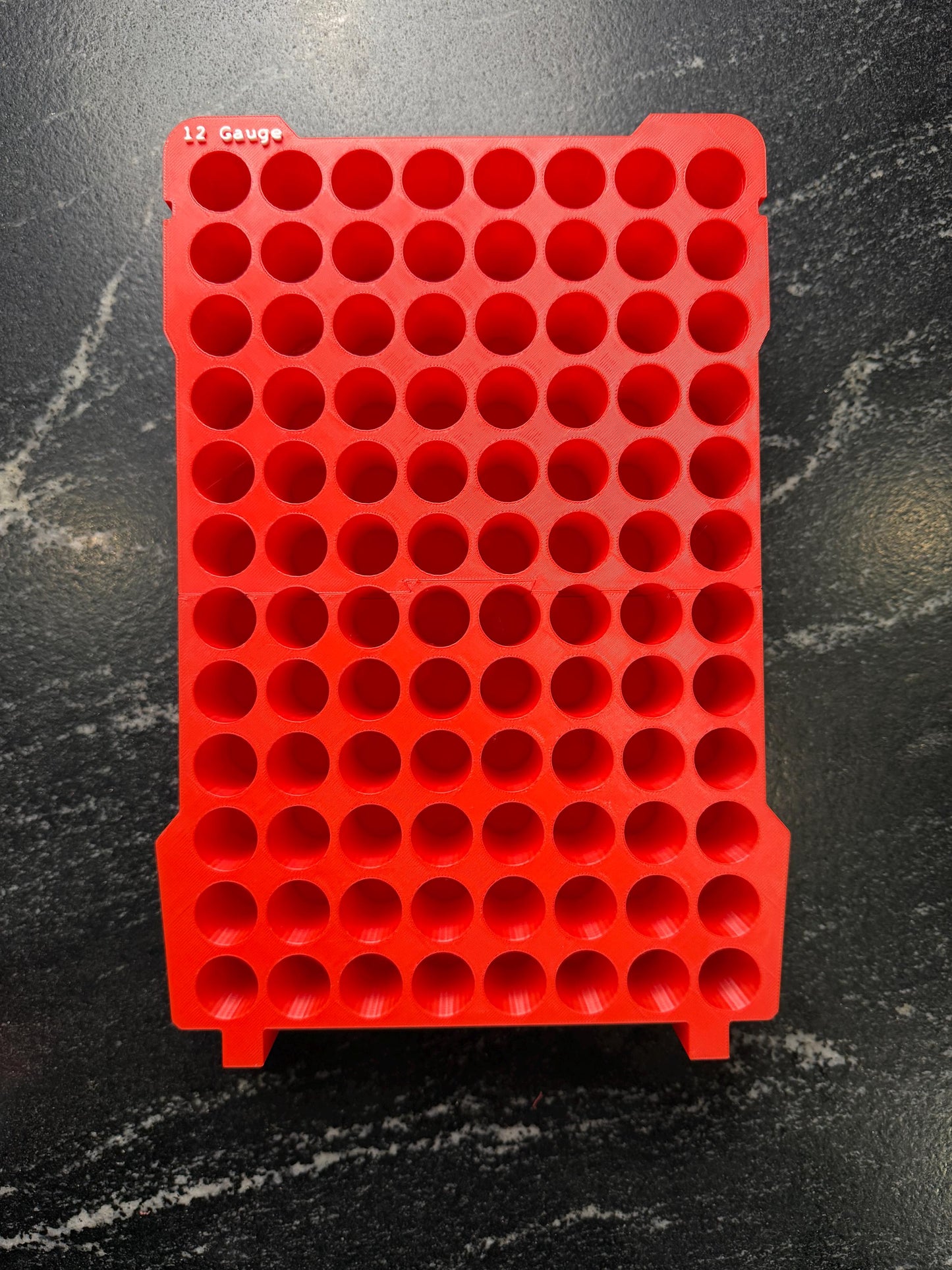 3D Printed 12 Gauge Ammo Insert Milwaukee Compact Low-Profile Packout - holds 96 rounds