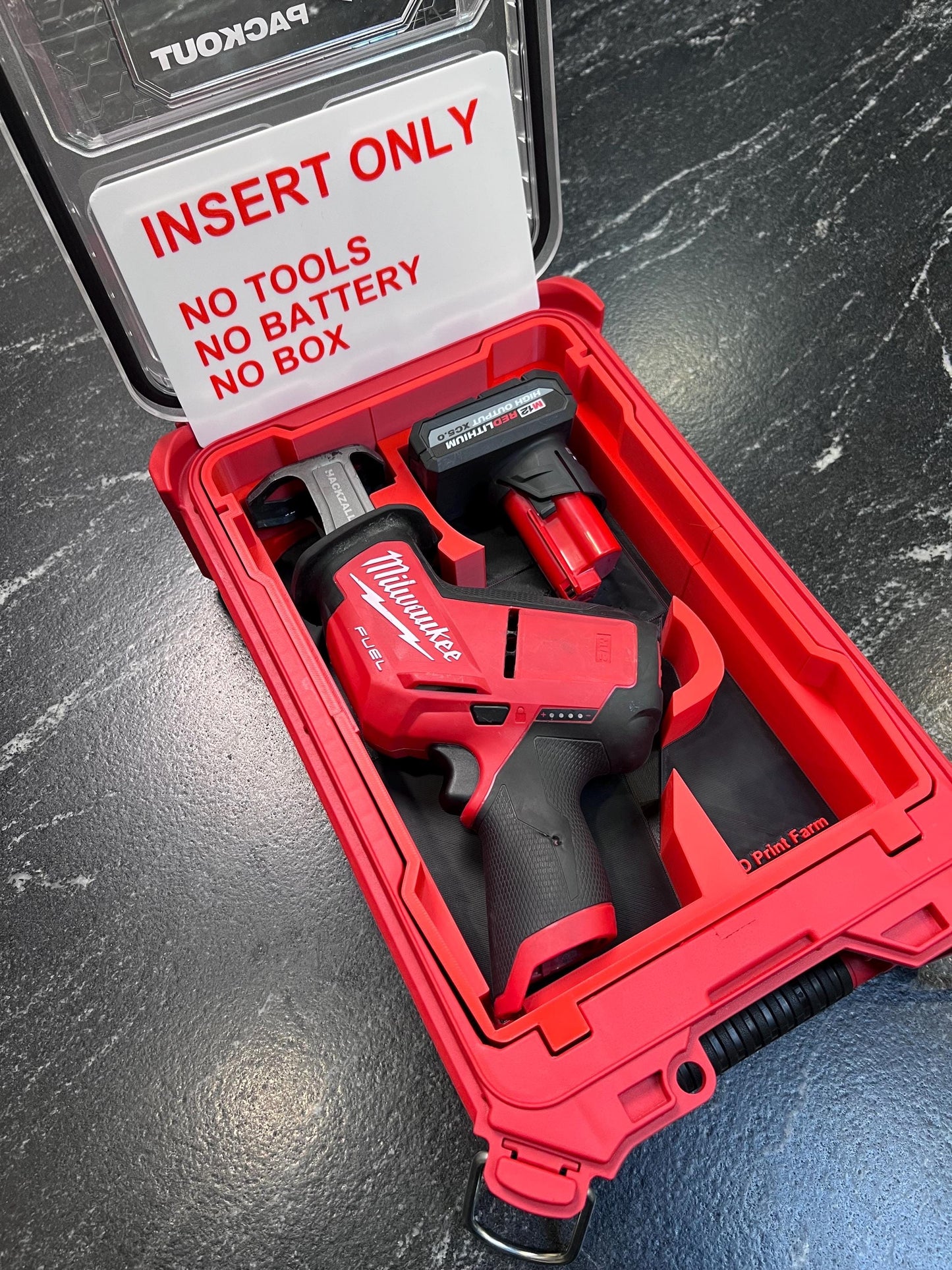Milwaukee Compatible M12 Fuel Hackzall Organizing Insert Tray