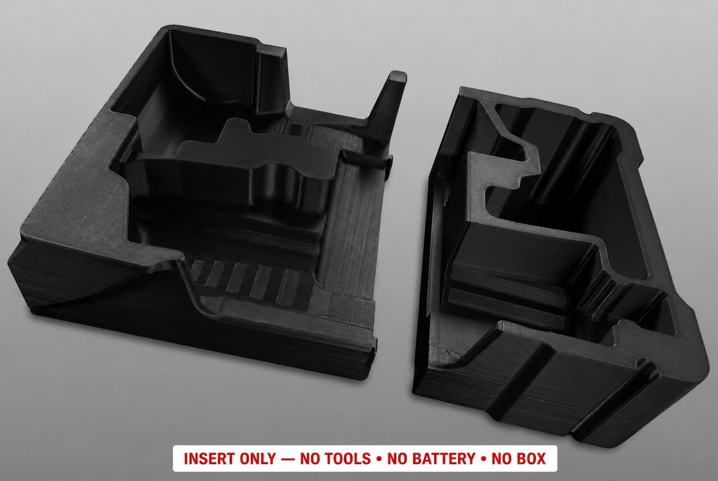 Milwaukee Packout Insert for Die Grinders | 3D Printed Organizer (Black)