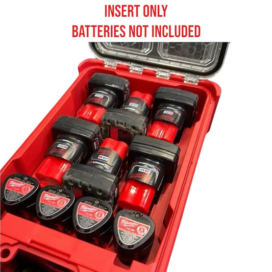 Milwaukee Compatible M12 Battery Organizing Insert Tray