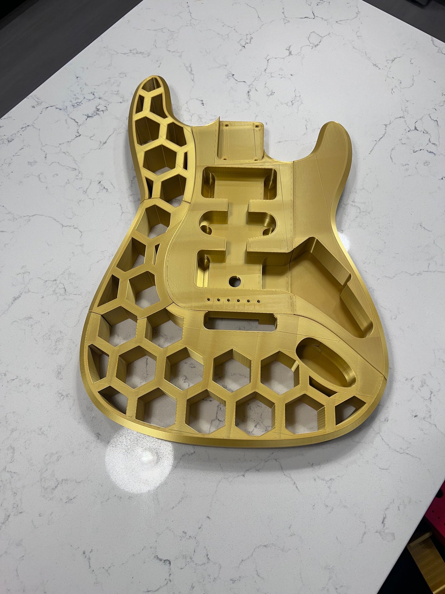 3D Printed Stratocaster, guitar, fender style, full size, gift, present.