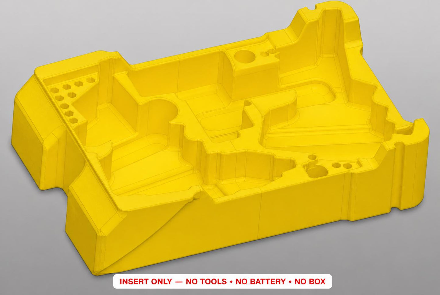 Milwaukee M12 Drill Impact Insert | 3D Printed Packout Organizer (Yellow)