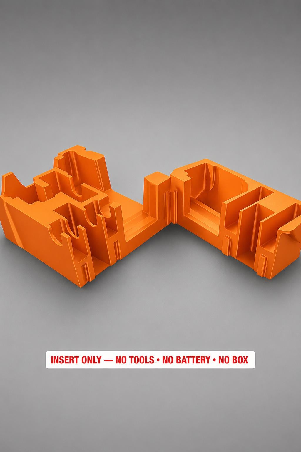 Milwaukee Packout Insert for M12 Oscillating Multi-Tool | 3D Printed Organizer | CAT.2526-20 ORANGE