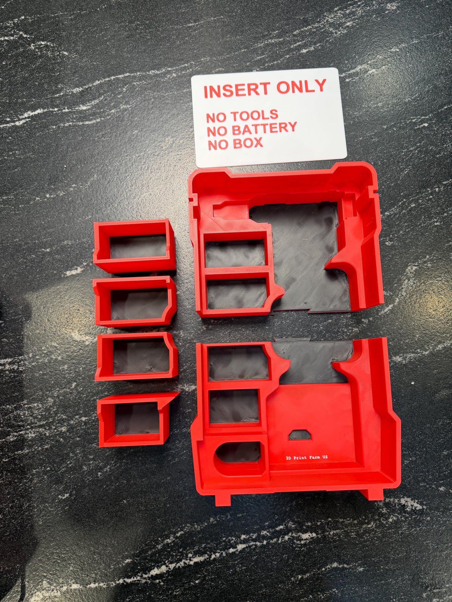 Milwaukee Compatible M12 Rivet Gun Organizing Insert Tray