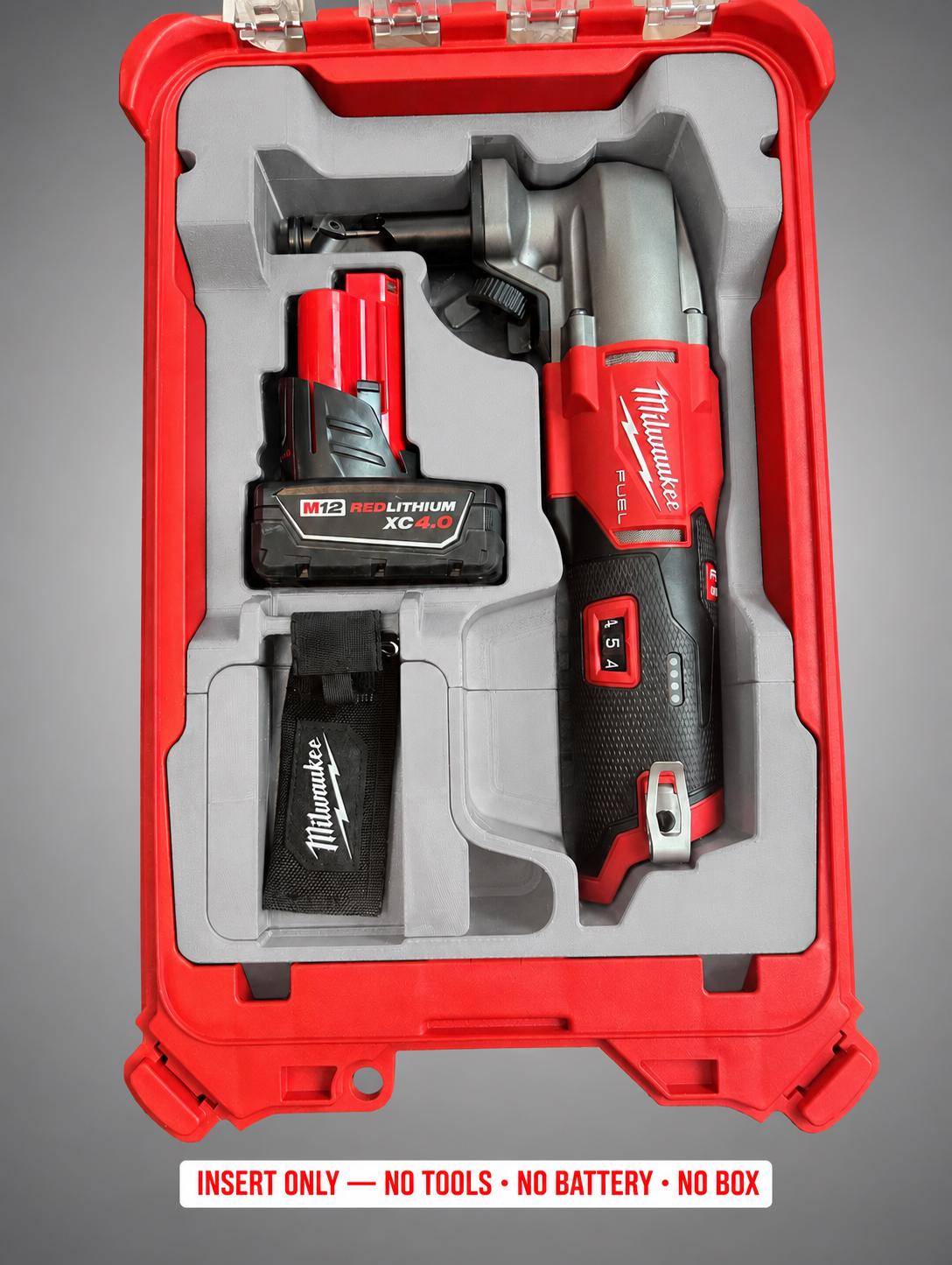 Milwaukee Packout Insert for M12 Nibbler | 3D Printed Organizer (Gray)