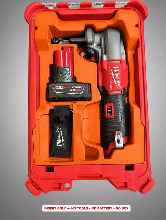 Milwaukee Packout Insert for Nibbler | 3D Printed Organizer (Orange)