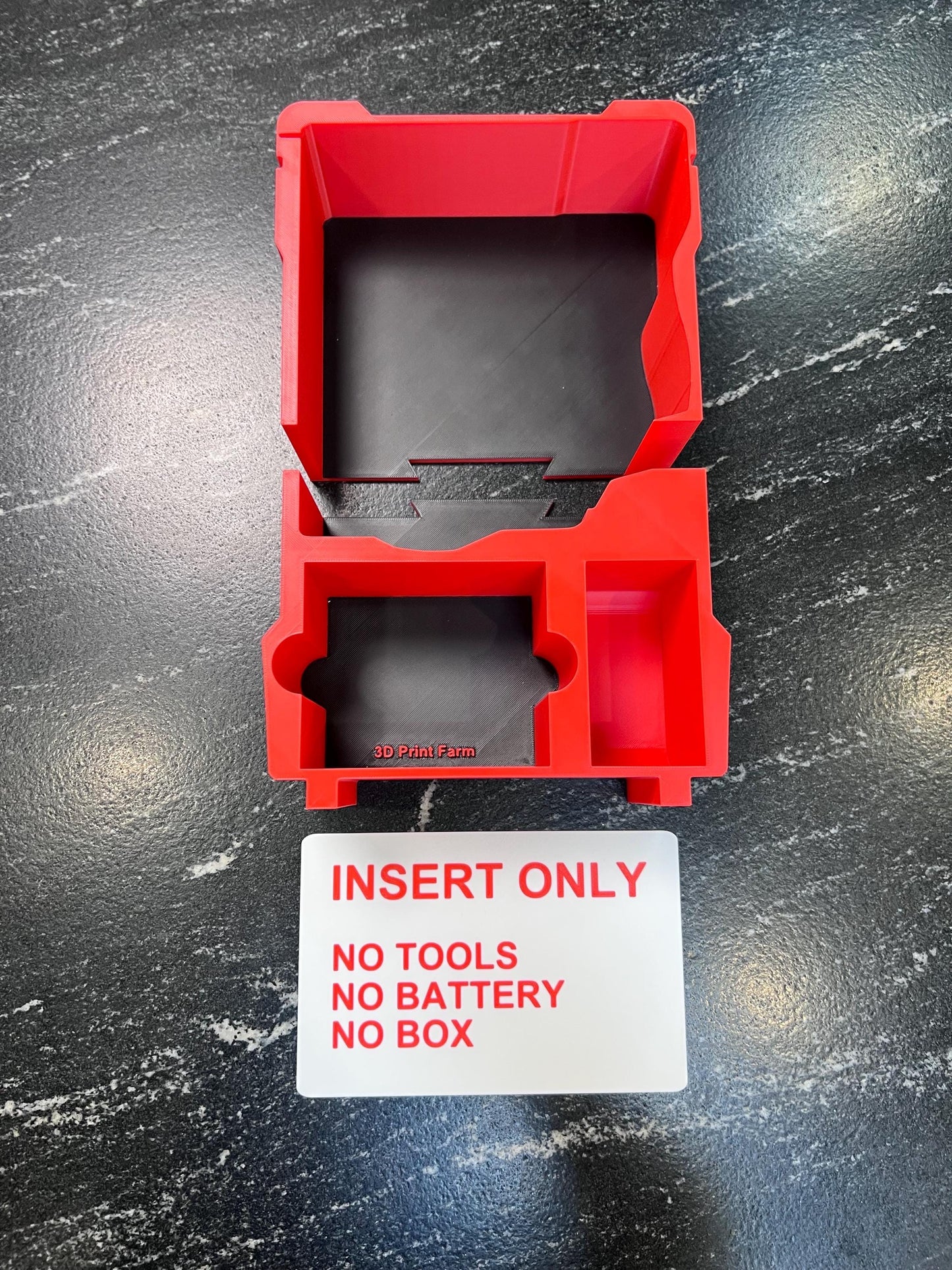 Milwaukee Compatible M12 Crown Stapler Organizing Insert Tray