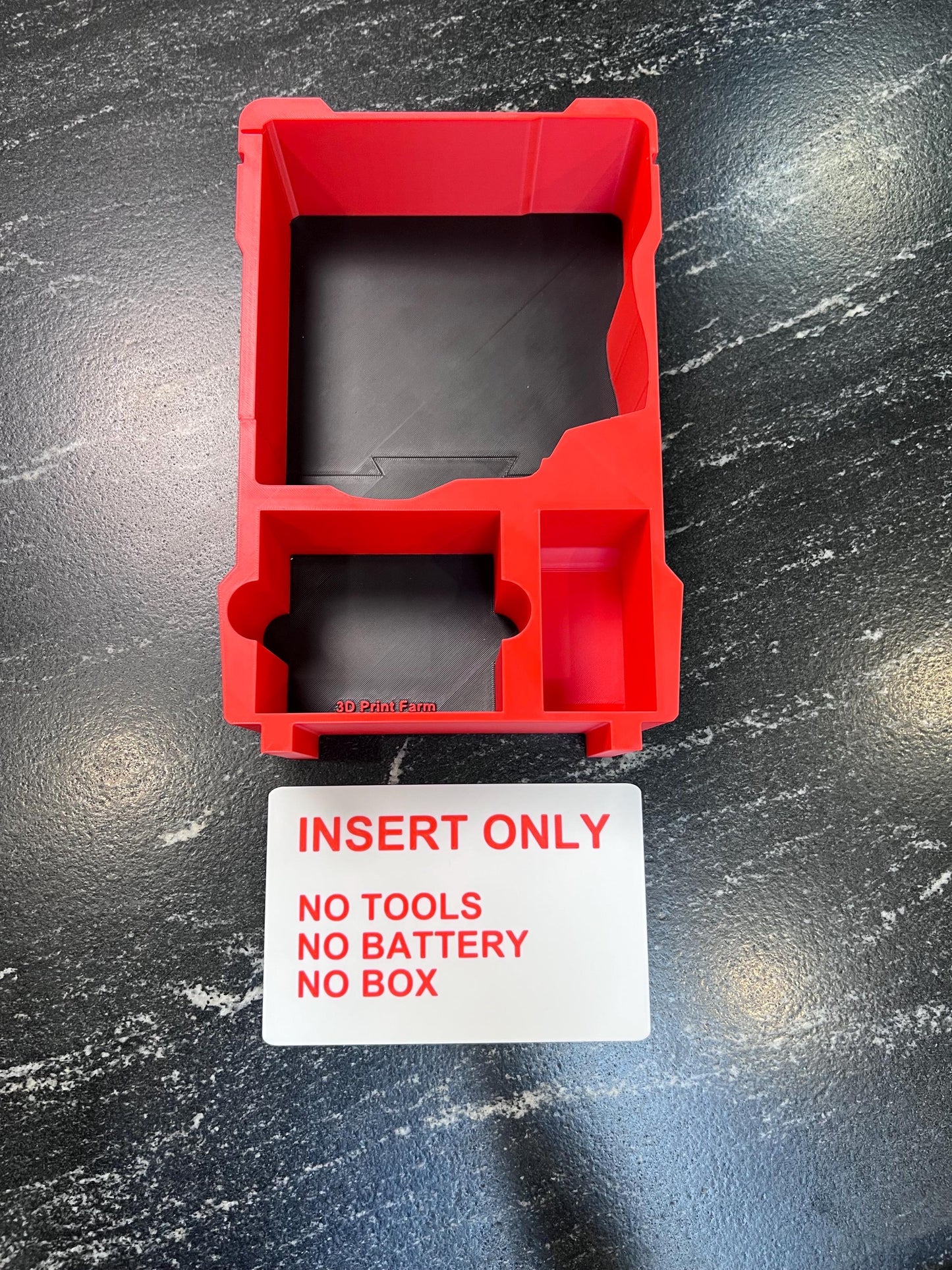 Milwaukee Compatible M12 Crown Stapler Organizing Insert Tray