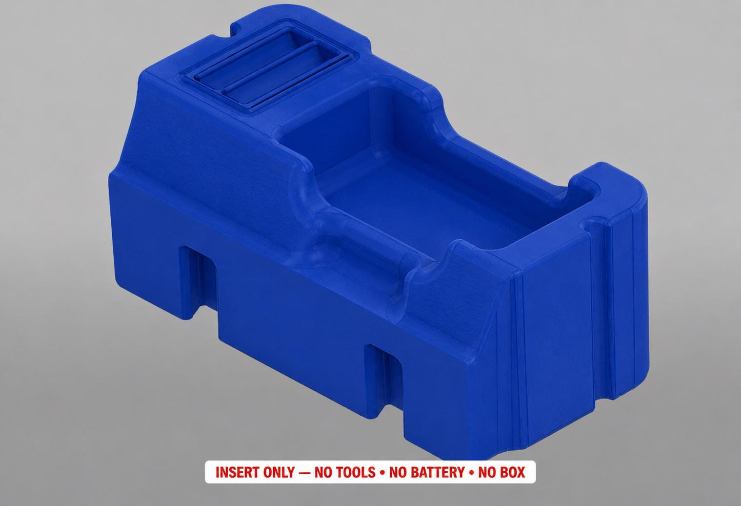 Milwaukee Packout Insert | Laser Line, Distance Meter, Battery Storage | 3D Printed Organizer (Blue)