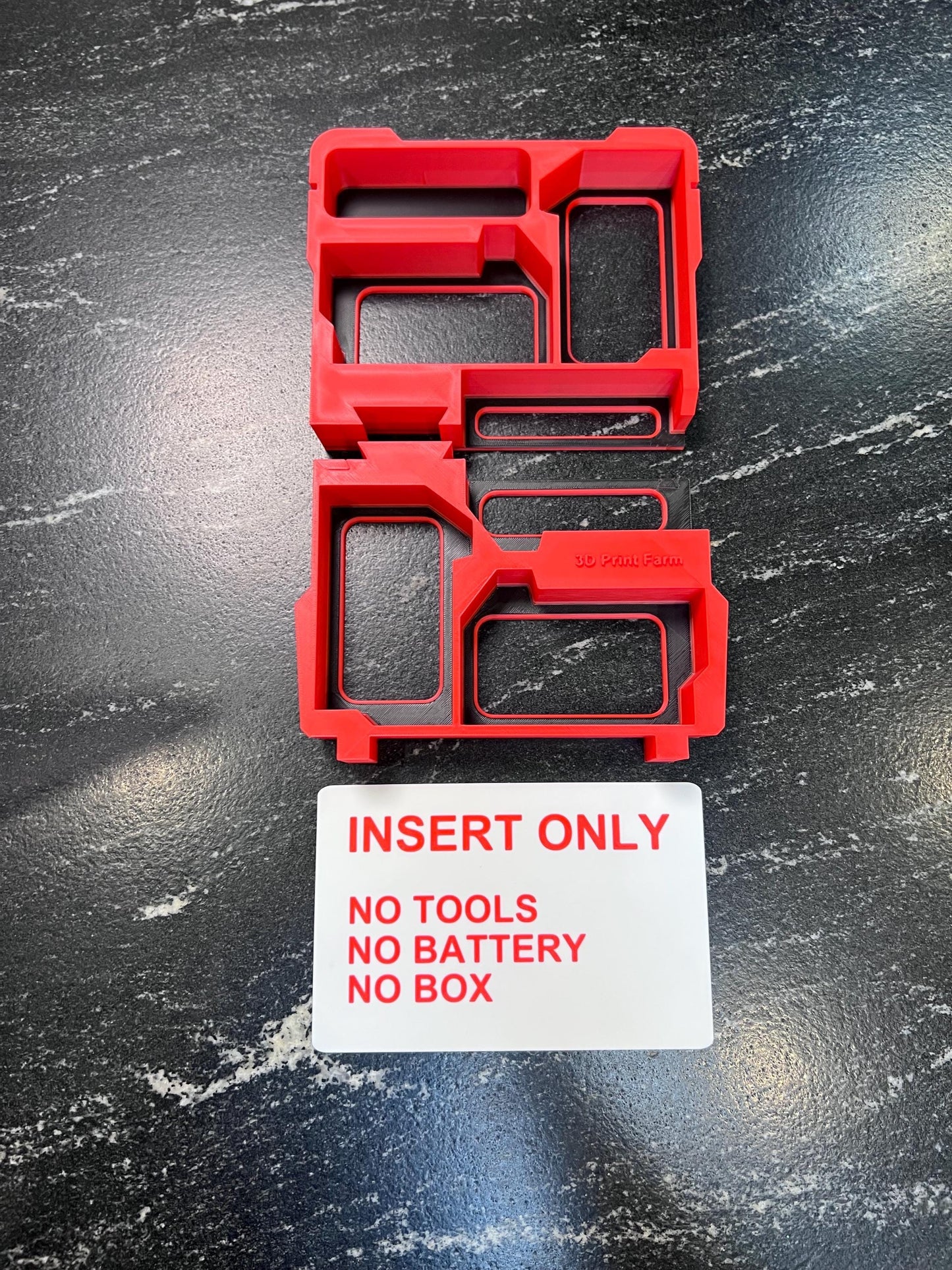 Milwaukee Compatible M18 Battery Organizing Insert Tray