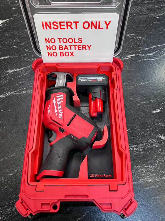 Milwaukee Compatible M12 Fuel Hackzall Organizing Insert Tray
