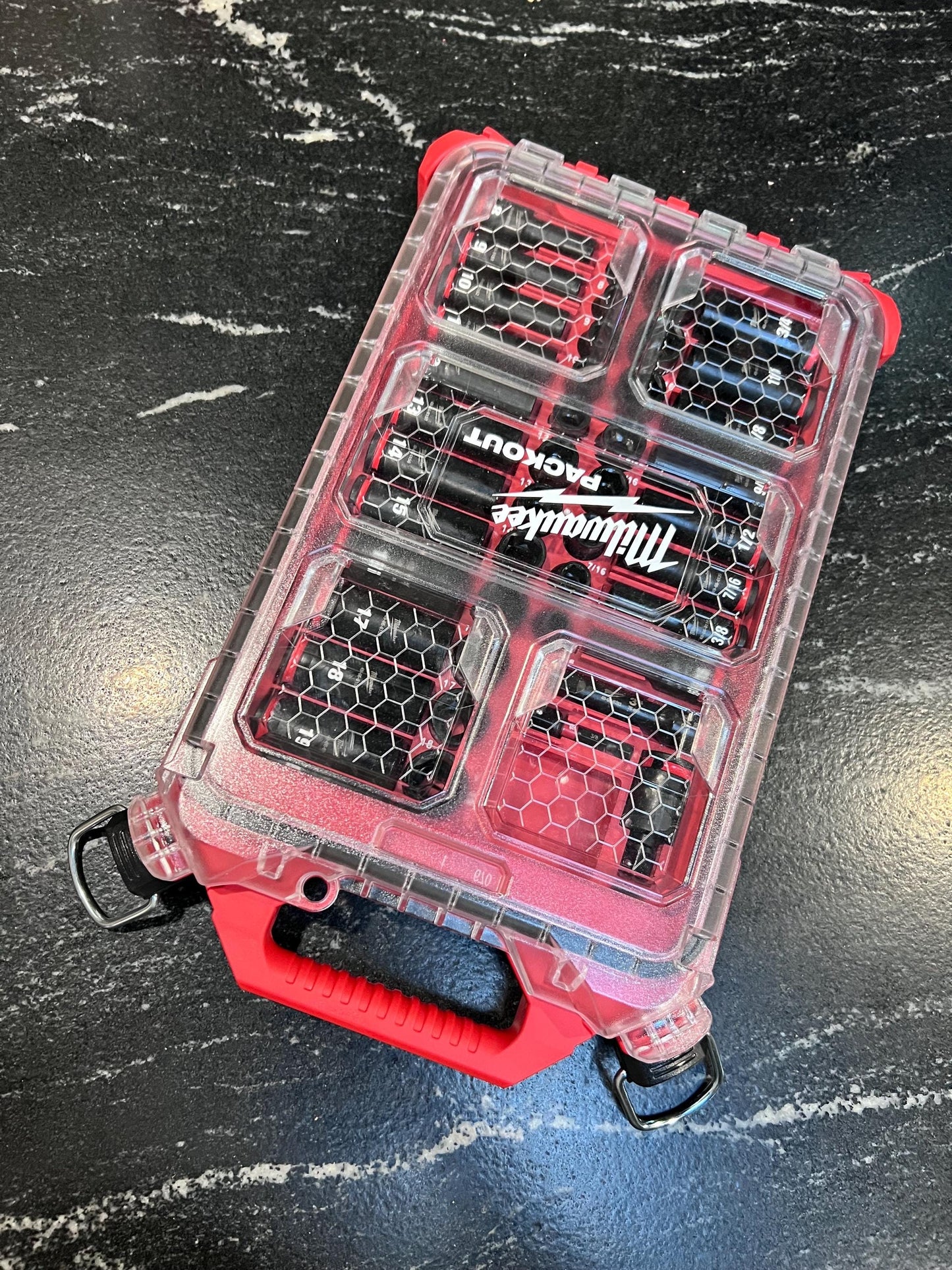 Milwaukee Compatible 3/8in 43PC Impact Socket Packout Insert Tray