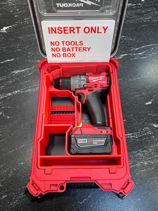 Milwaukee Compatible M18 Hammer Drill/Driver Organizing Insert Tray