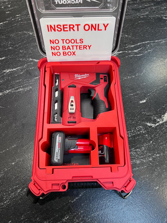 Milwaukee Compatible M12 Crown Stapler Organizing Insert Tray