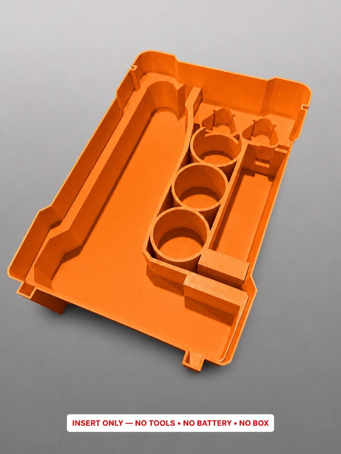Milwaukee Compatible M12 ProPex Organizing Insert Tray ORANGE