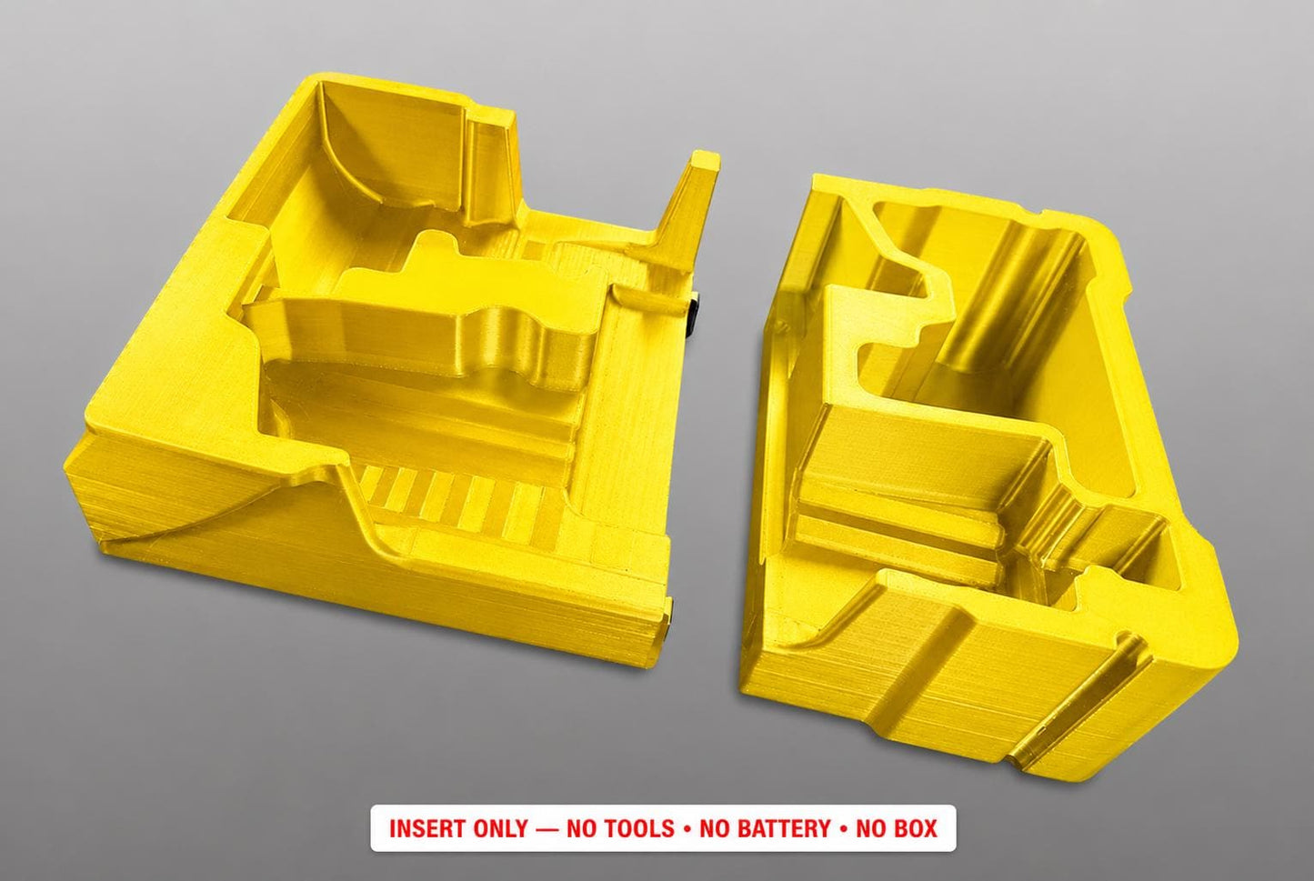 Milwaukee Packout Insert for Die Grinders | 3D Printed Organizer (Yellow)
