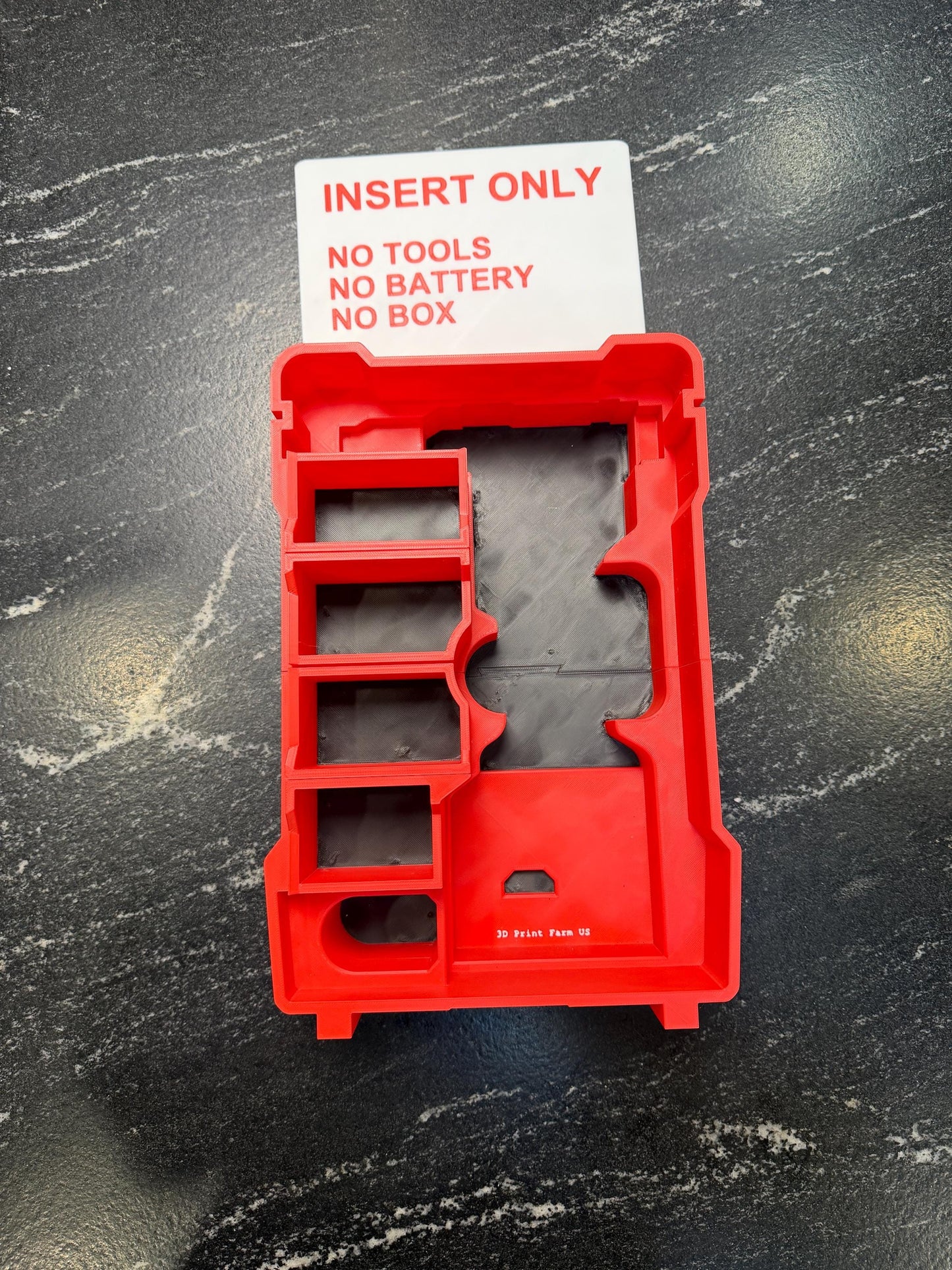 Milwaukee Compatible M12 Rivet Gun Organizing Insert Tray