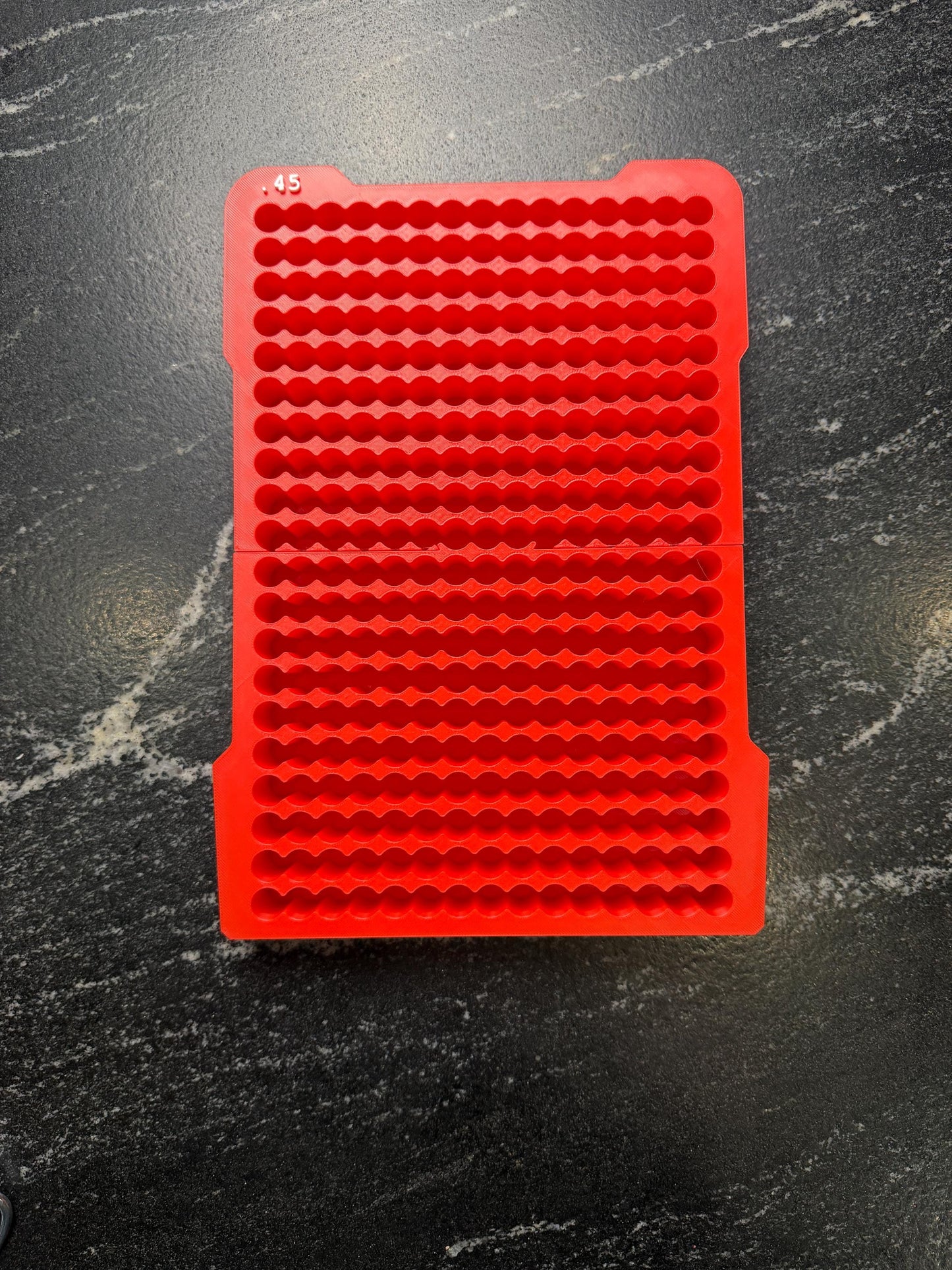 3D Printed .45 ACP Ammo Insert Milwaukee Compact Low-Profile Packout - holds 300 rounds