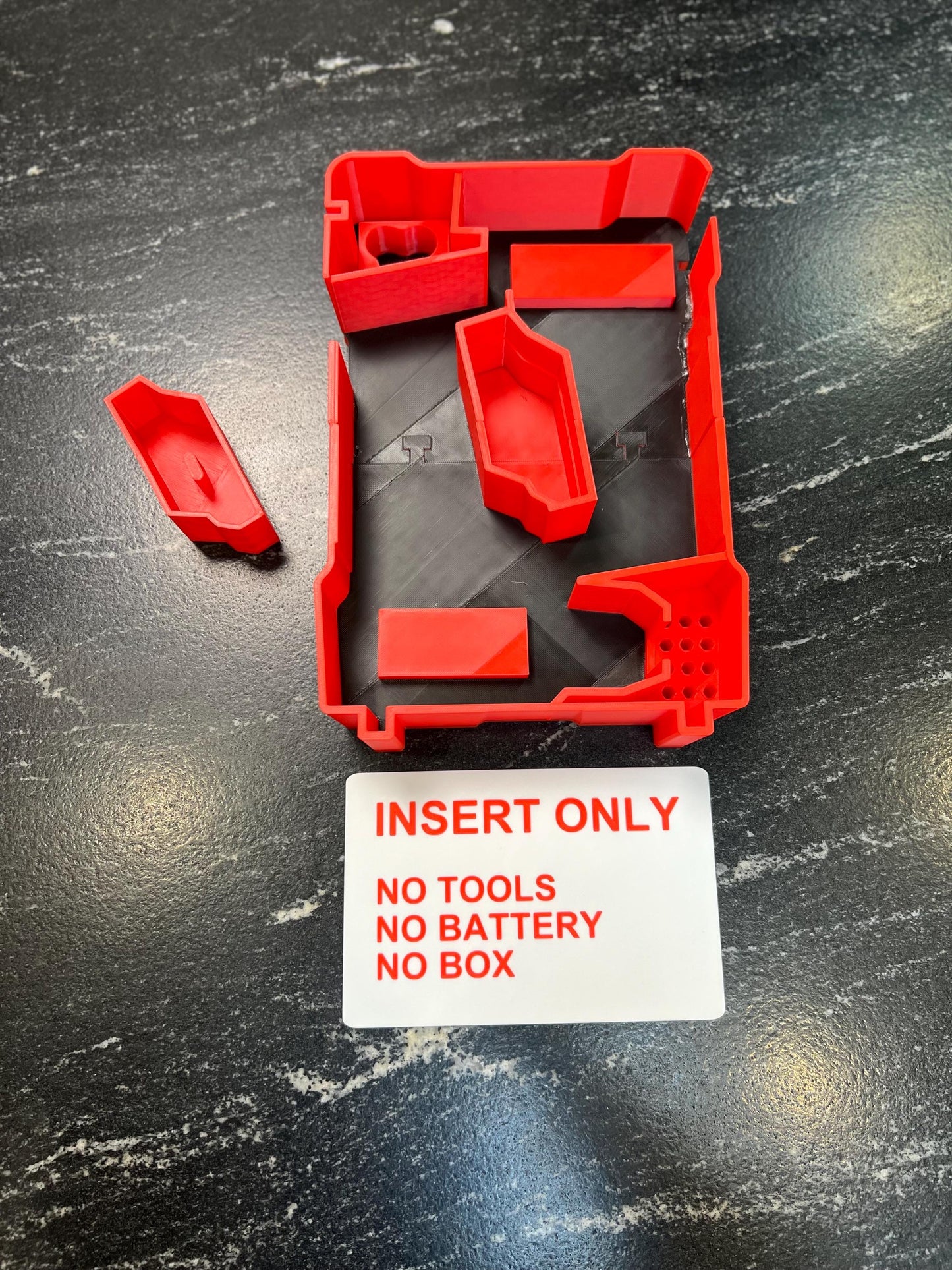 Milwaukee Compatible M12 Fuel Cordless Hammer Drill & Impact Driver Organizing Insert Tray
