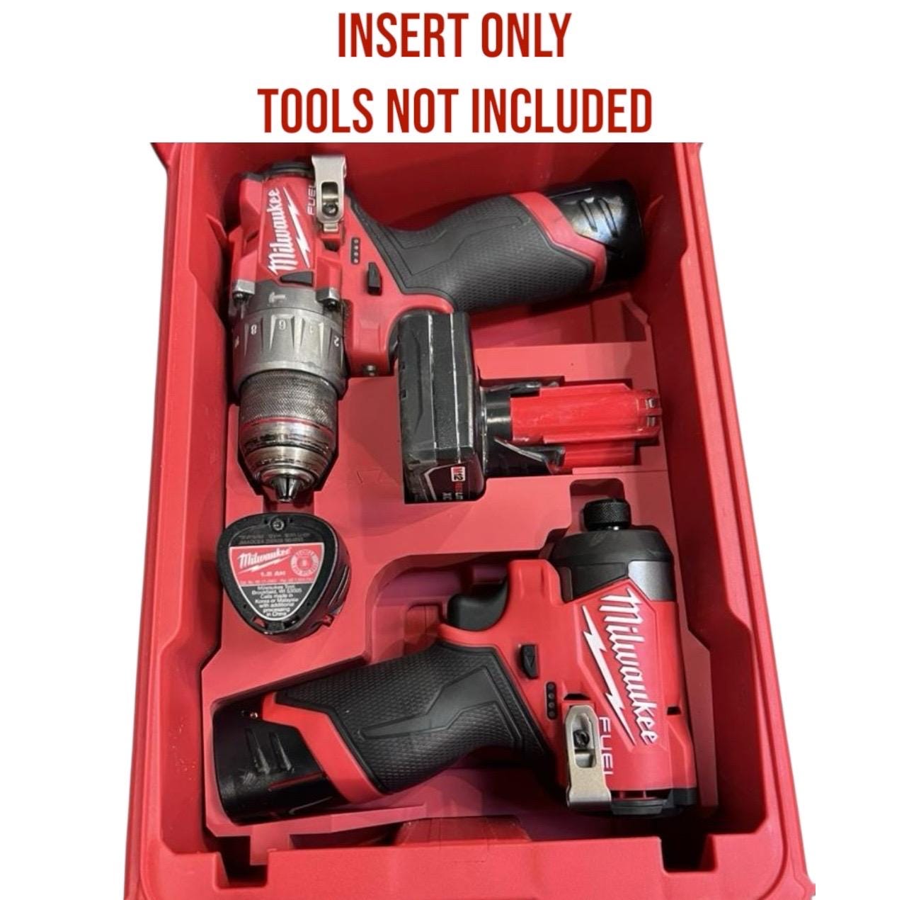 Milwaukee Compatible M12 Compact Drill Combo "INSERT ONLY " (Old Model)