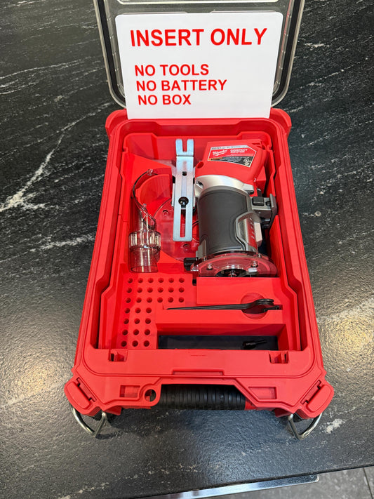Milwaukee Compatible M18 Compact Router Organizing Insert Tray