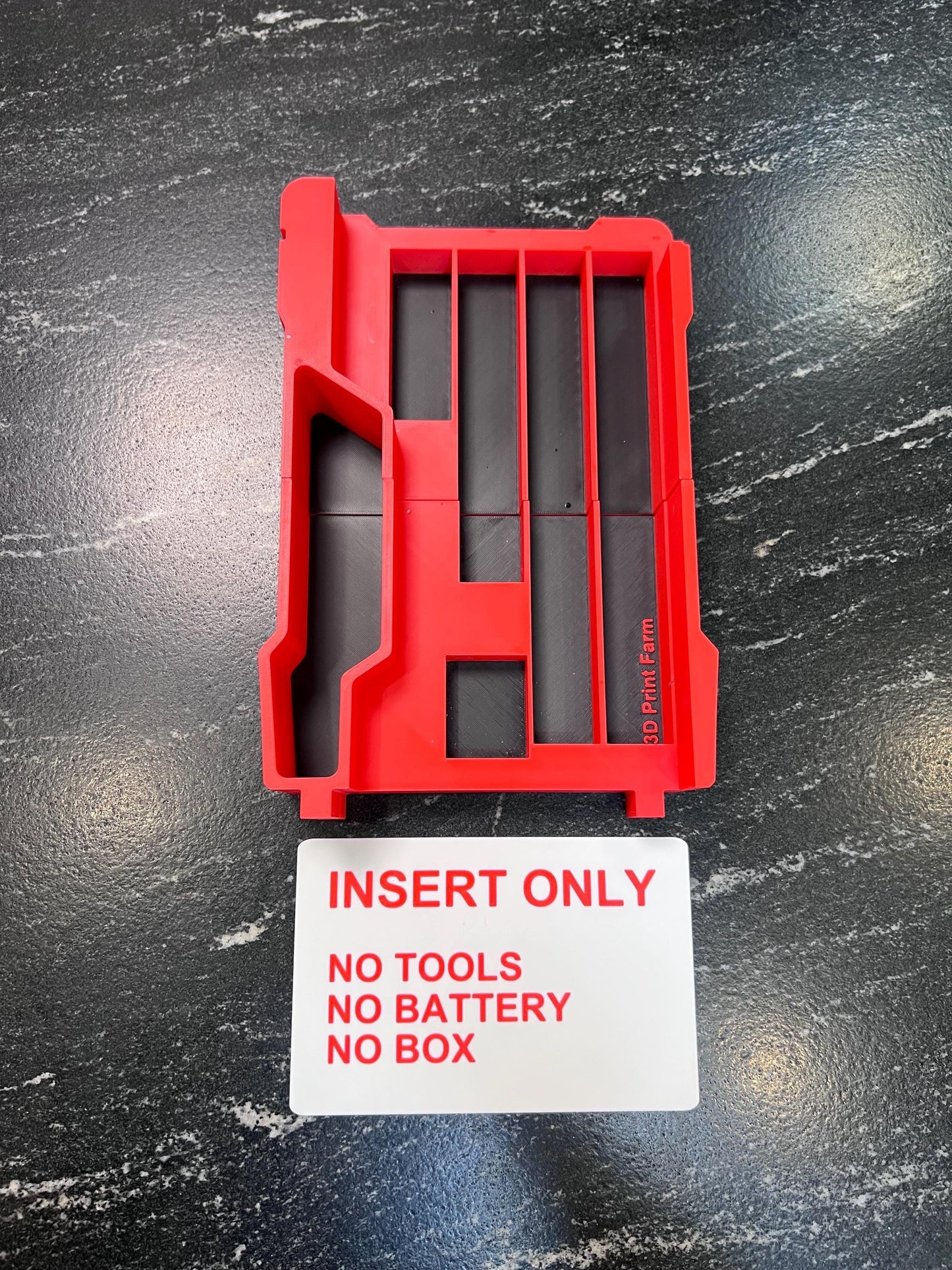 Milwaukee Compatible M12 Cable Stapler Organizing Insert Tray