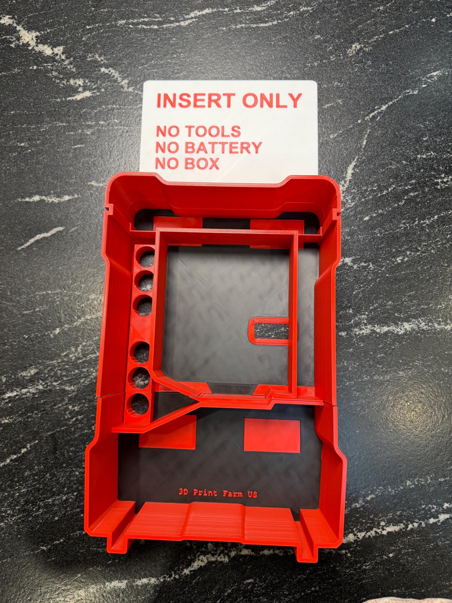 Milwaukee Compatible Red Lithium Rechargeable Laser Packout Insert Tray