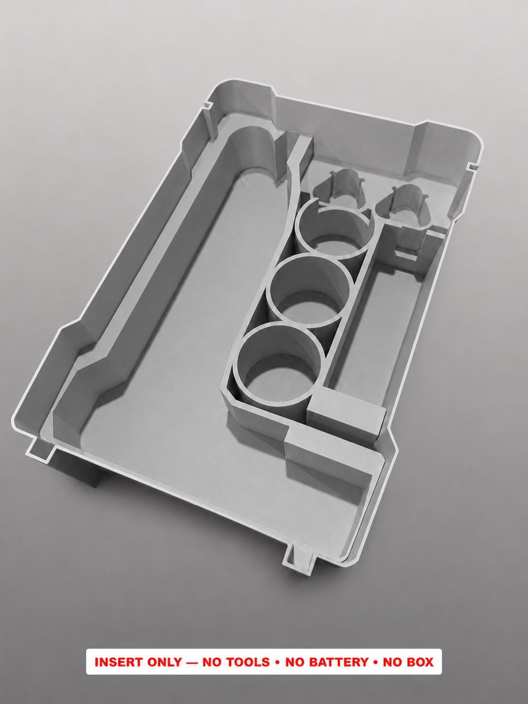Milwaukee Compatible M12 ProPex Organizing Insert Tray GRAY